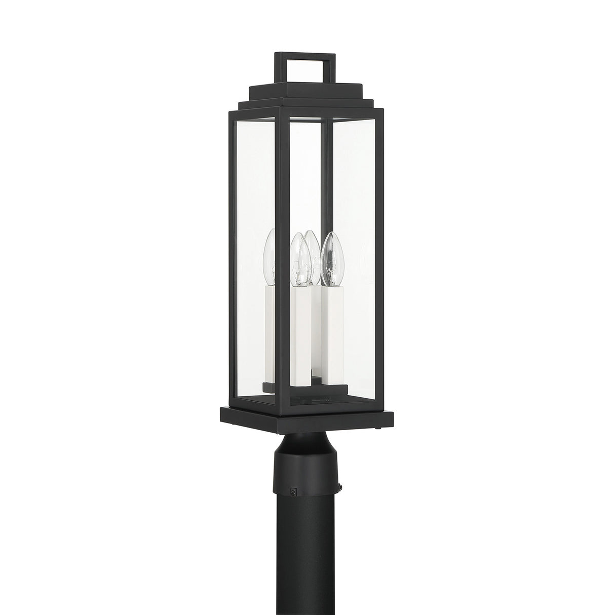Easton Outdoor Post Light 22", Black