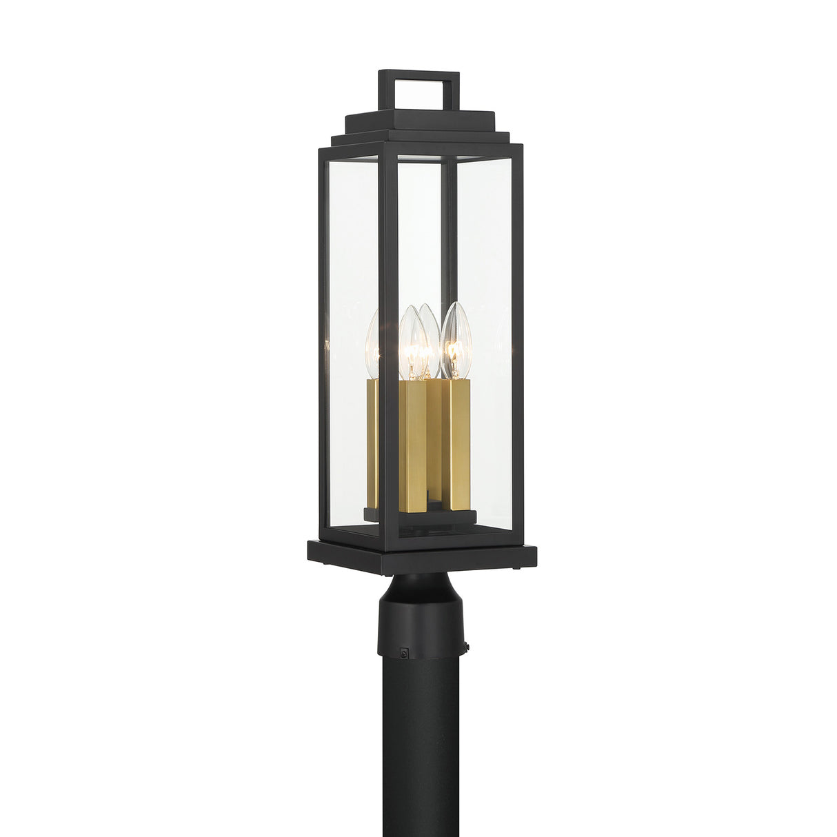 Easton Outdoor Post Light 22", Black