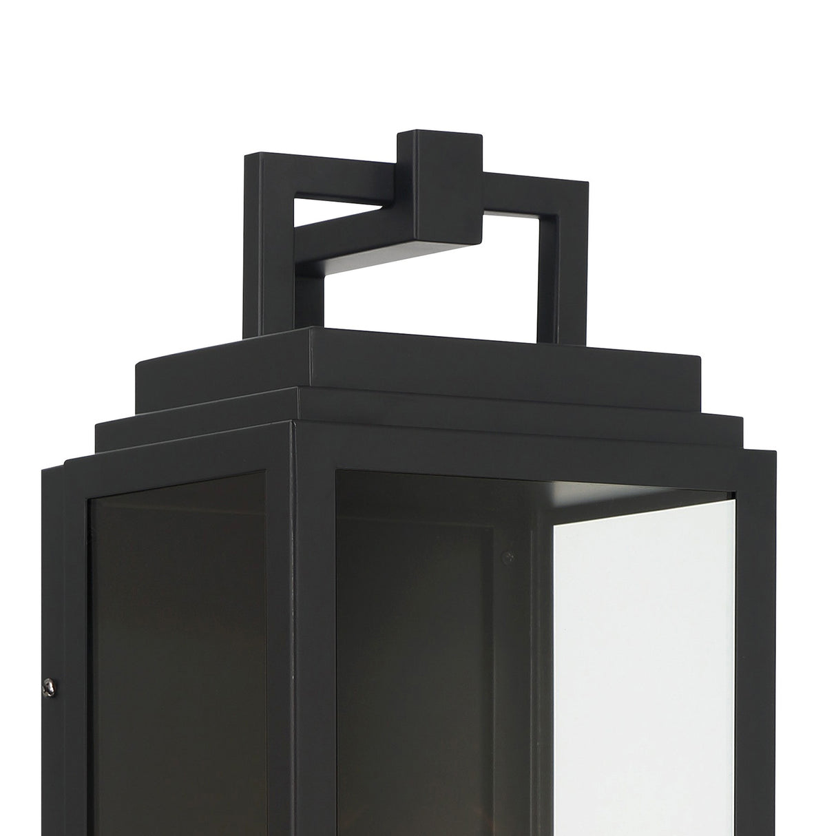 Easton Outdoor Wall Light, Large 22" Black