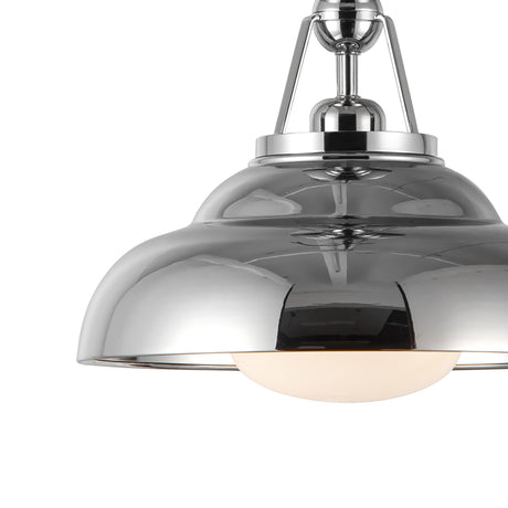 Neville Semi-Flush 12", Polished Nickel