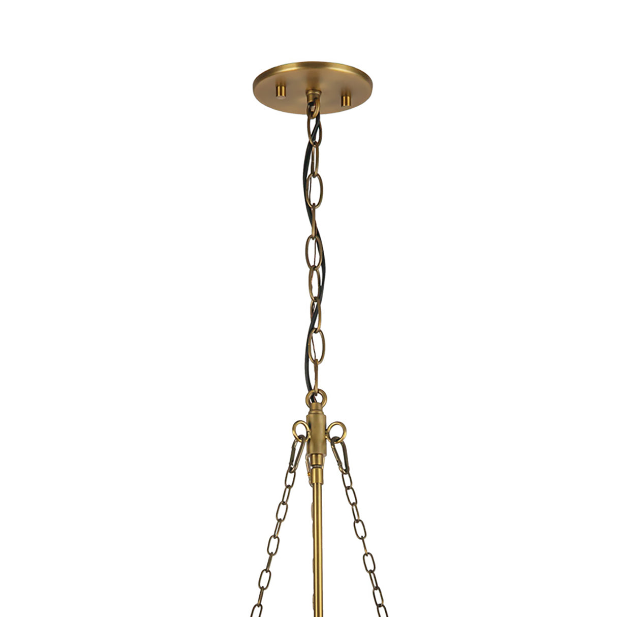 Adrian Pendant 18", Antique Brass