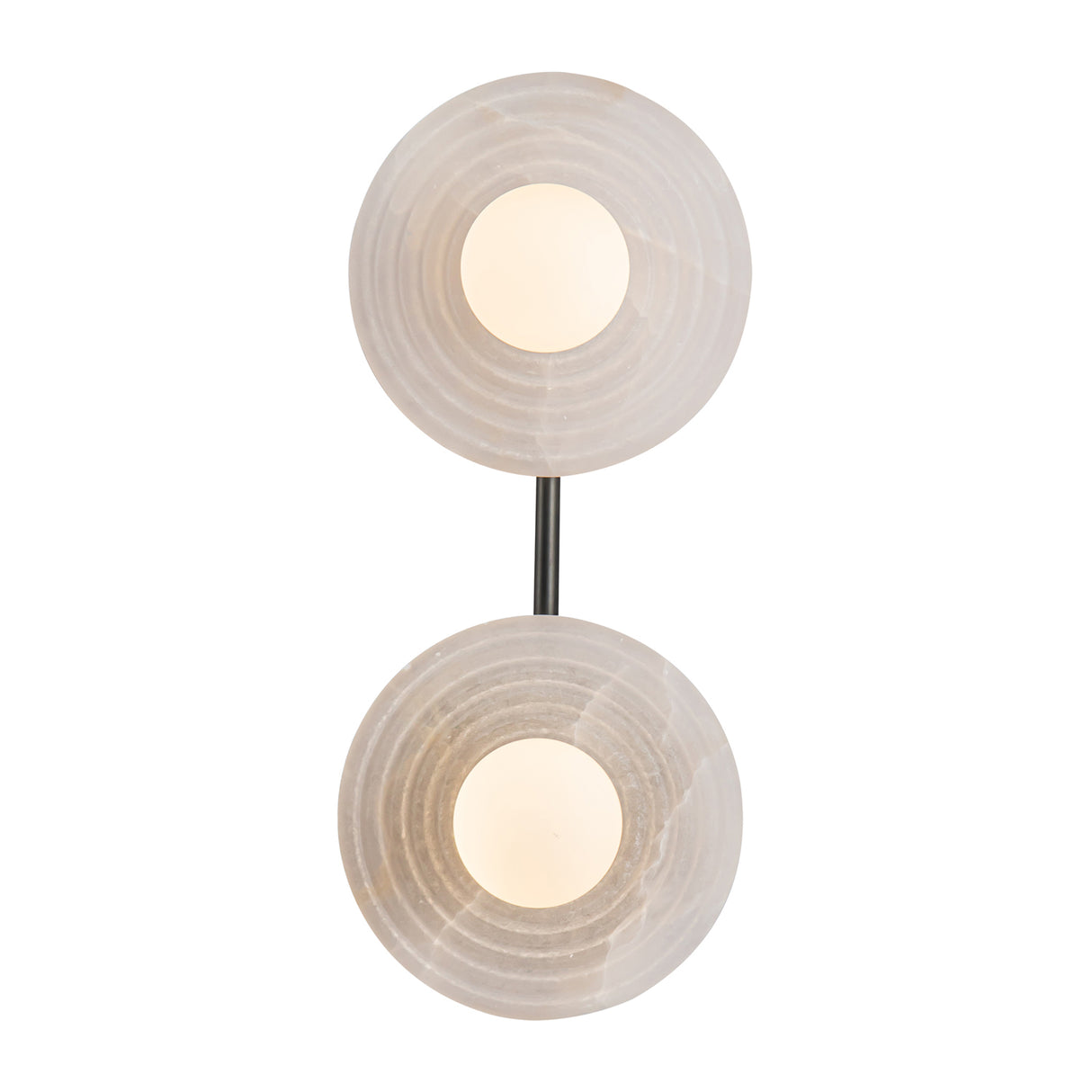 Bren 2 Light LED Vanity, Urban Bronze and Alabaster