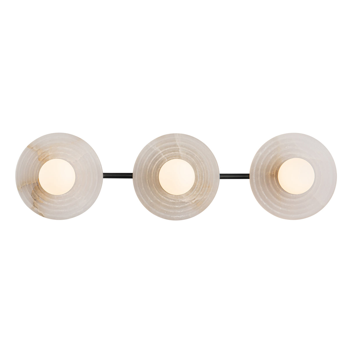 Bren 3 Light LED Vanity, Urban Bronze and Alabaster