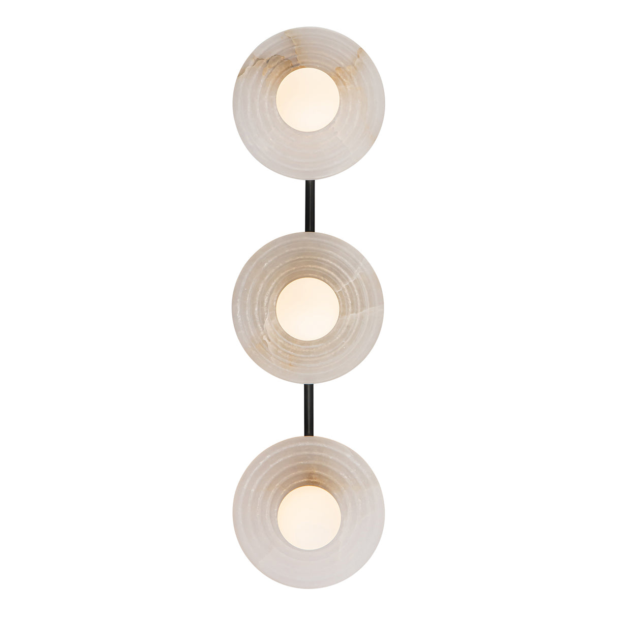 Bren 3 Light LED Vanity, Urban Bronze and Alabaster