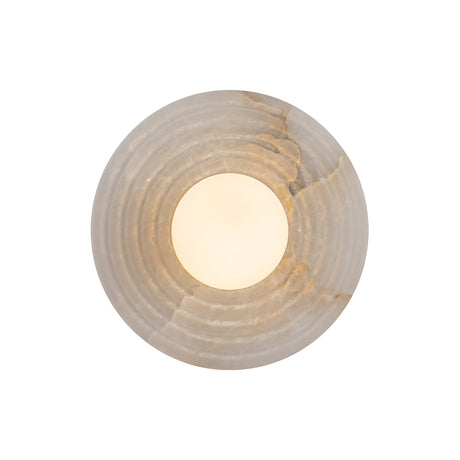 Bren LED Wall Sconce, Urban Bronze and Alabaster