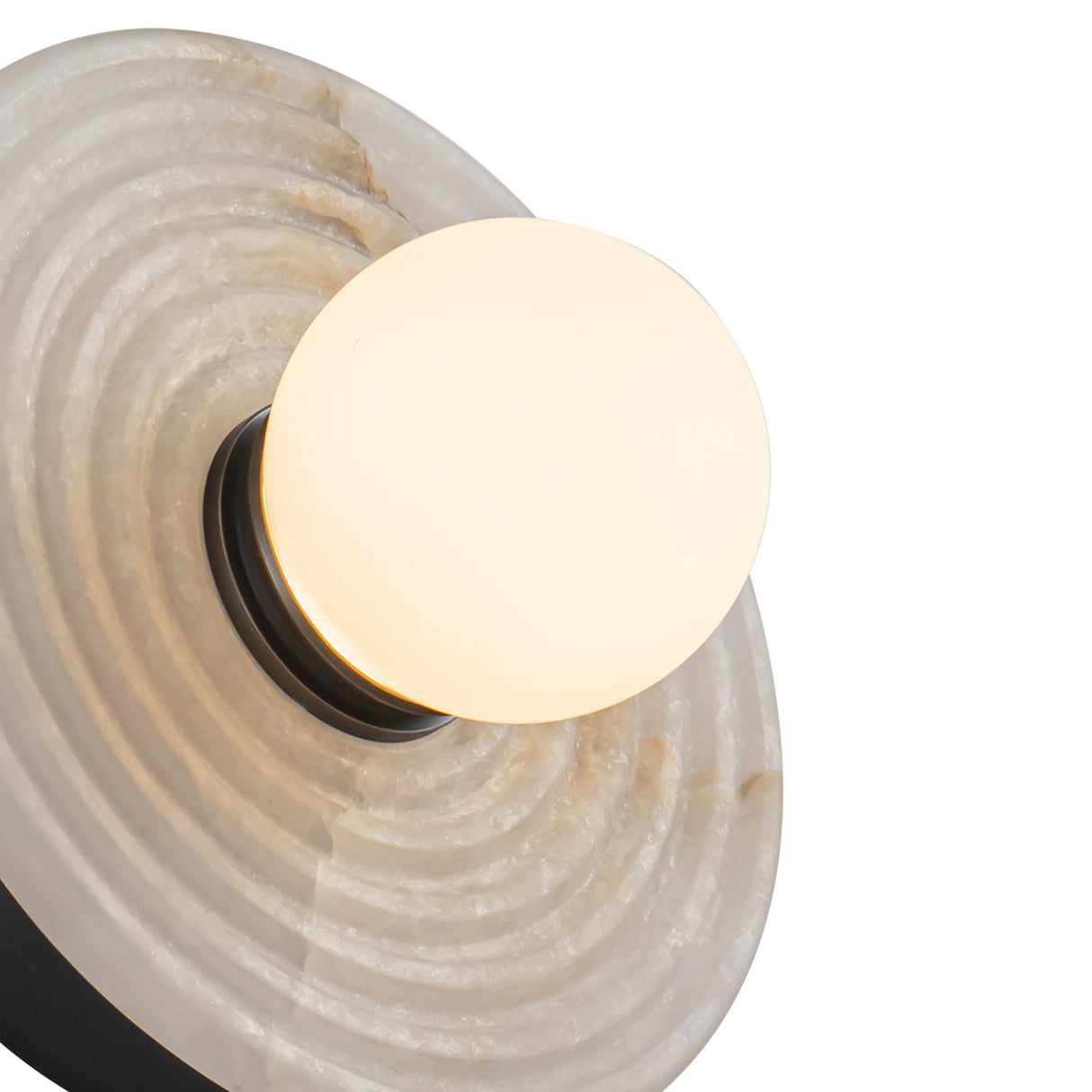 Bren LED Wall Sconce, Urban Bronze and Alabaster