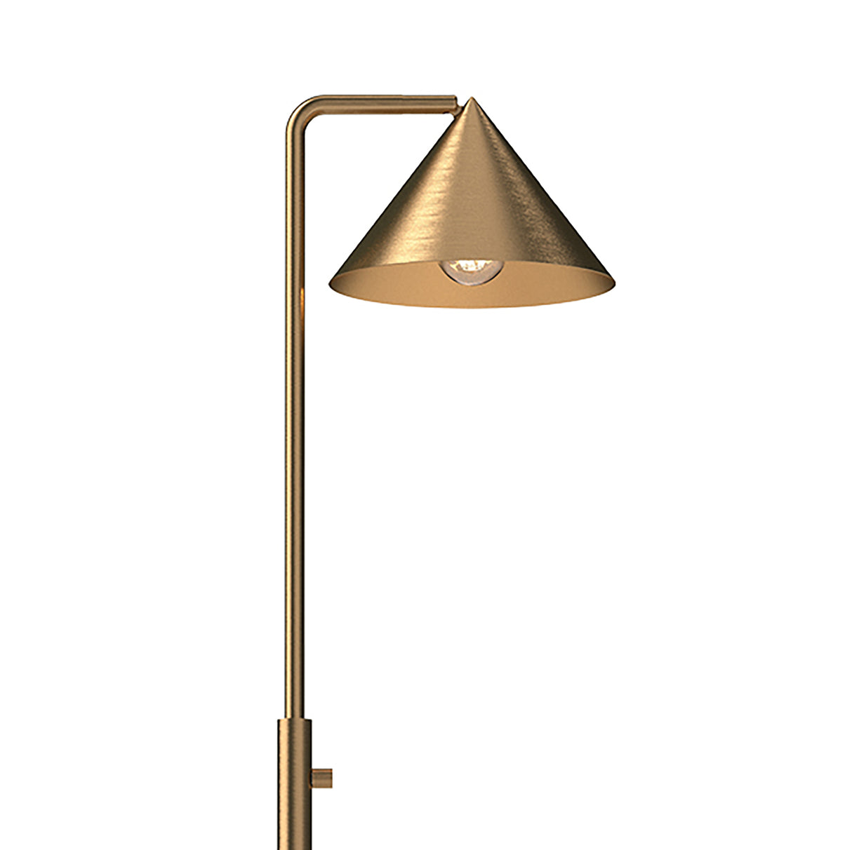 Juno Floor Lamp, Brushed Brass