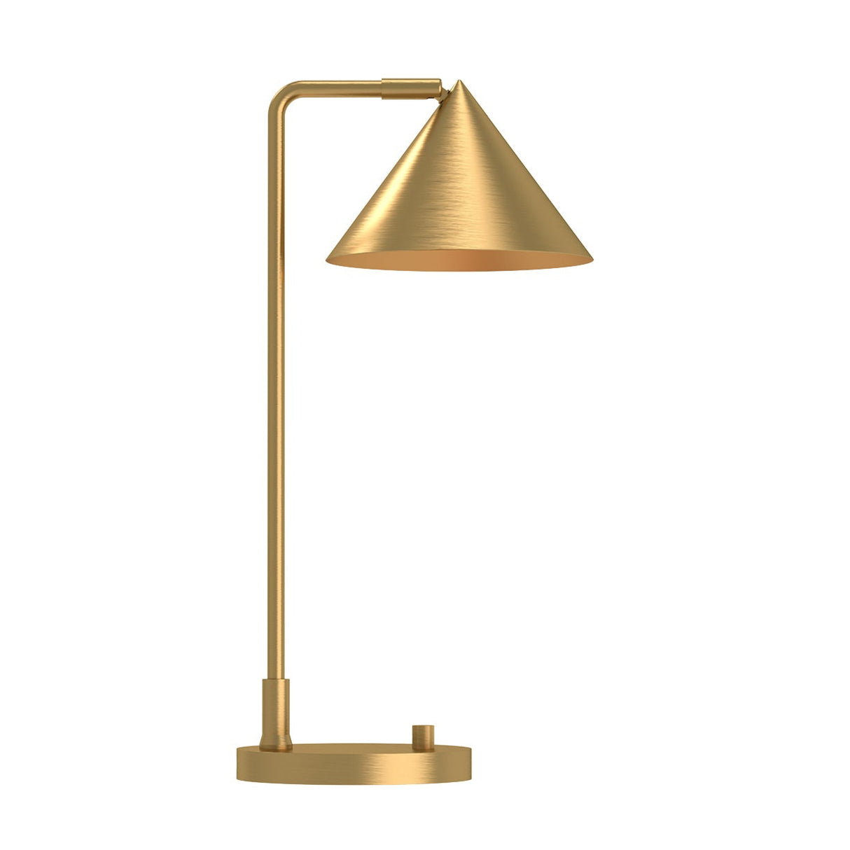 Juno Table Lamp, Brushed Brass