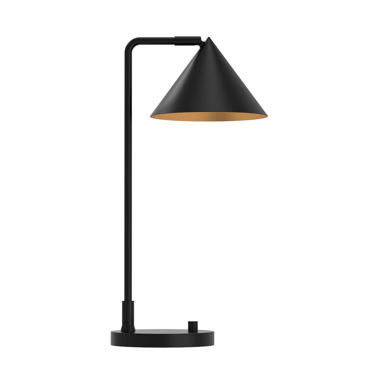 Juno Table Lamp, Matte Black