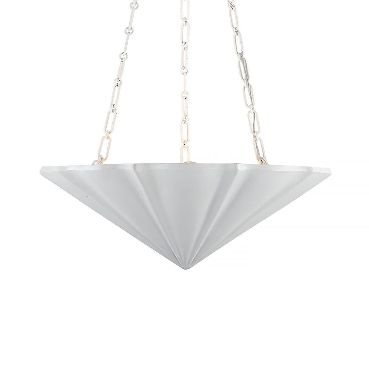 Cora Pendant 23", Textured White