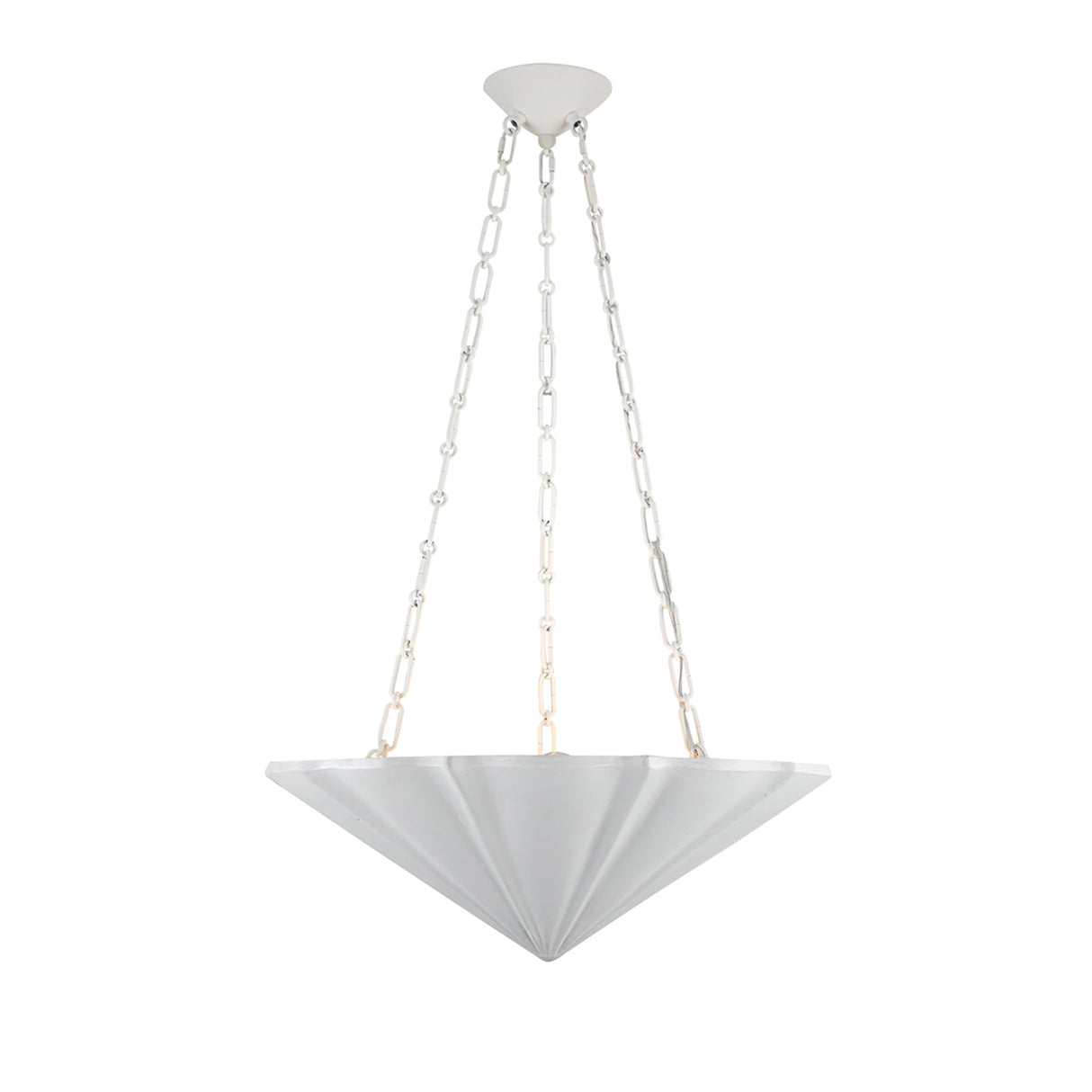 Cora Pendant 23", Textured White