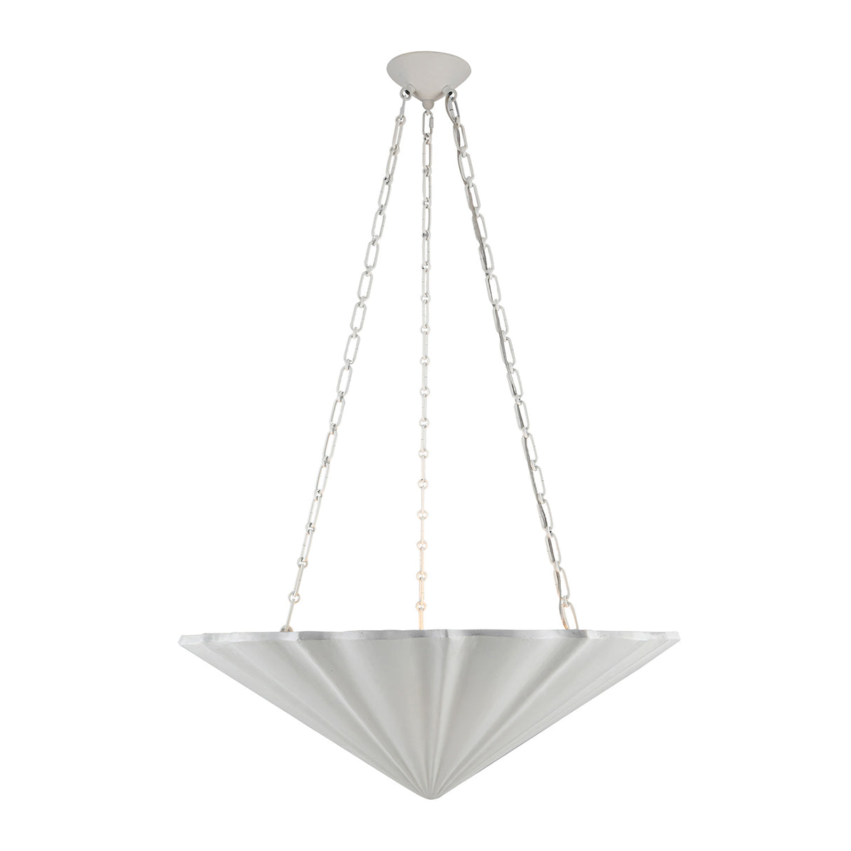 Cora Pendant 30", Textured White