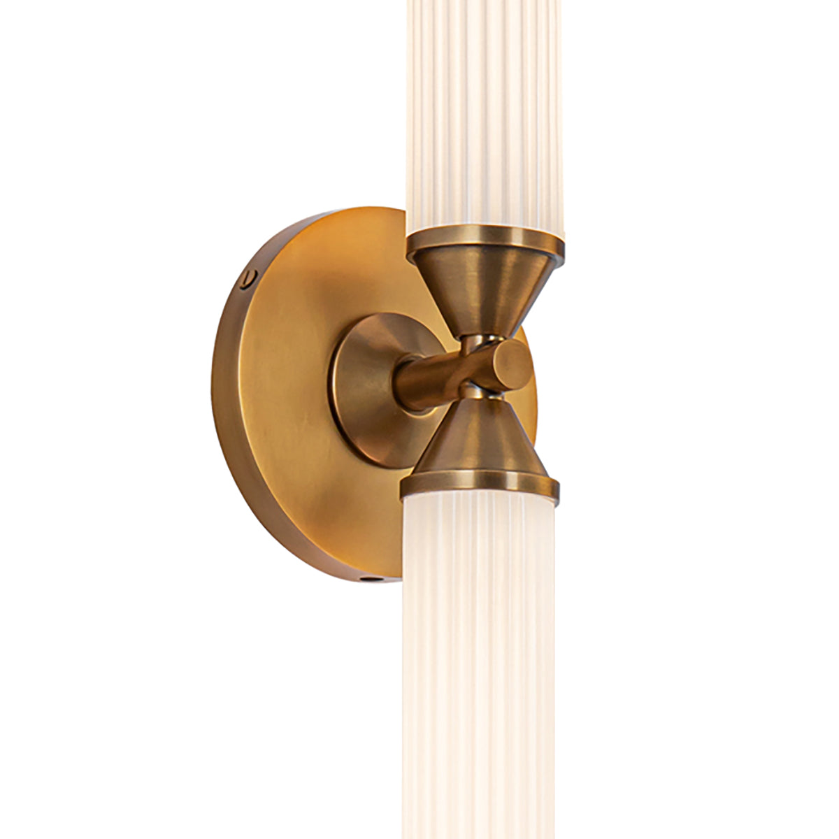 Blain LED Wall Sconce 18", Vintage Brass