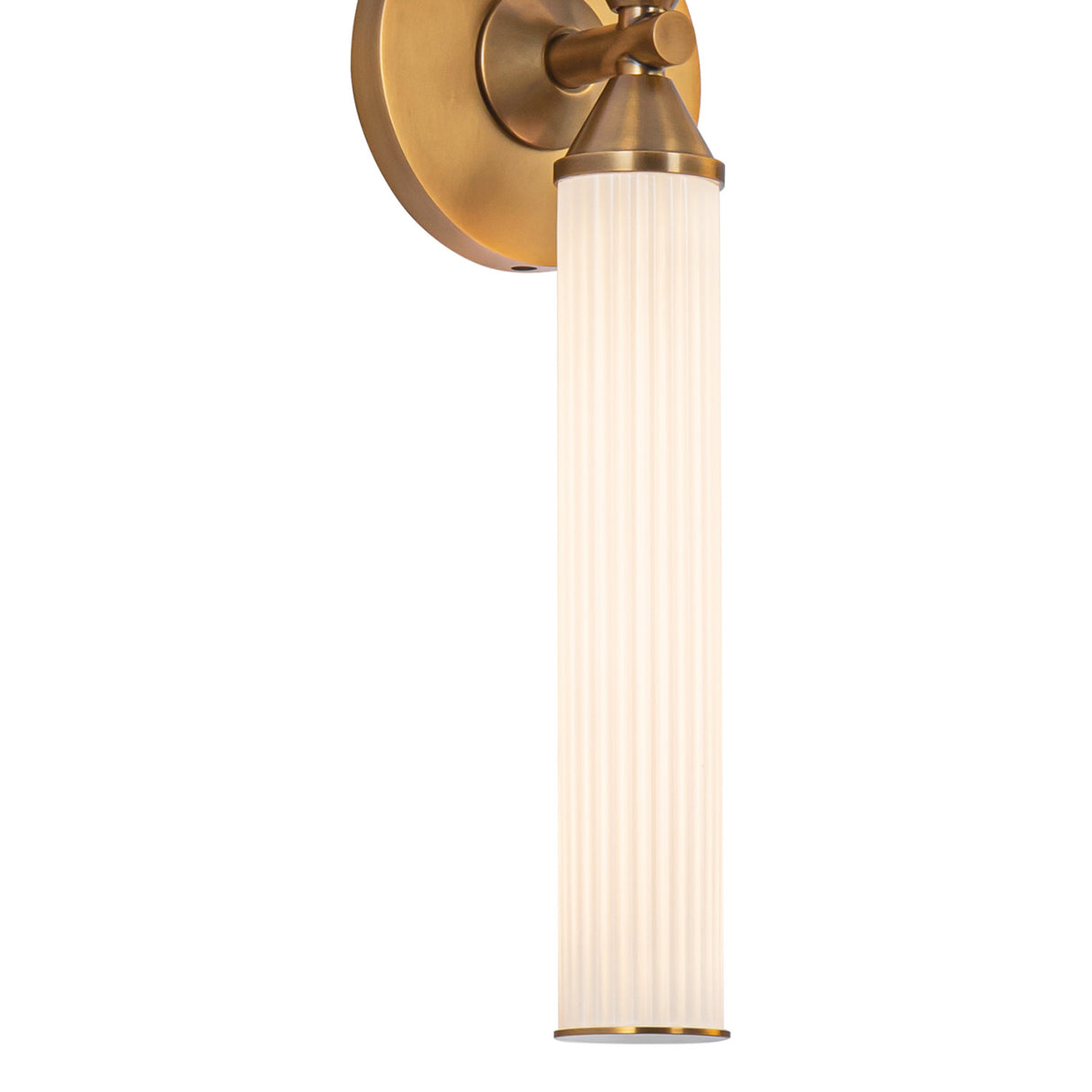 Blain LED Wall Sconce 18", Vintage Brass