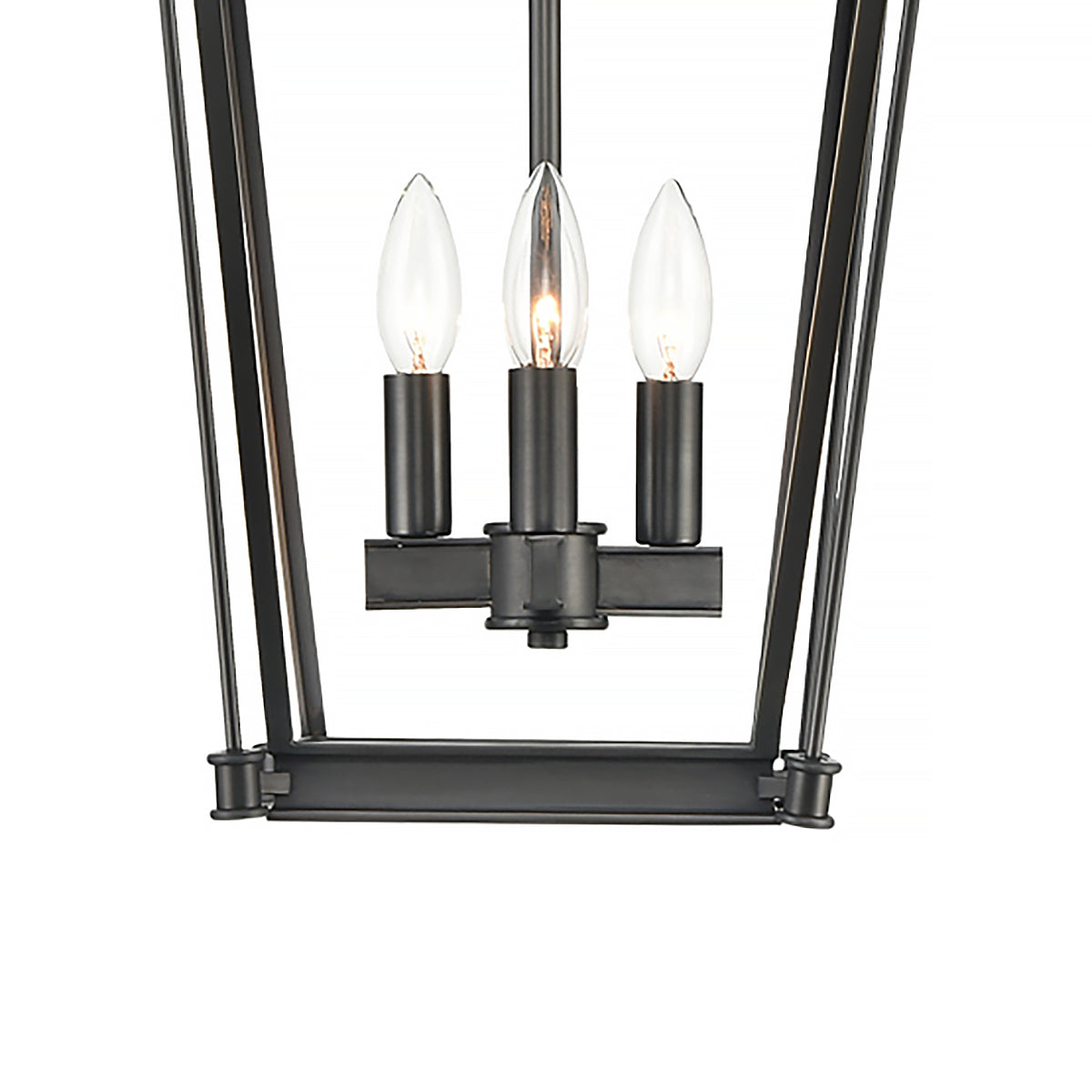 Pierce Small Lantern Pendant 12", Urban Bronze