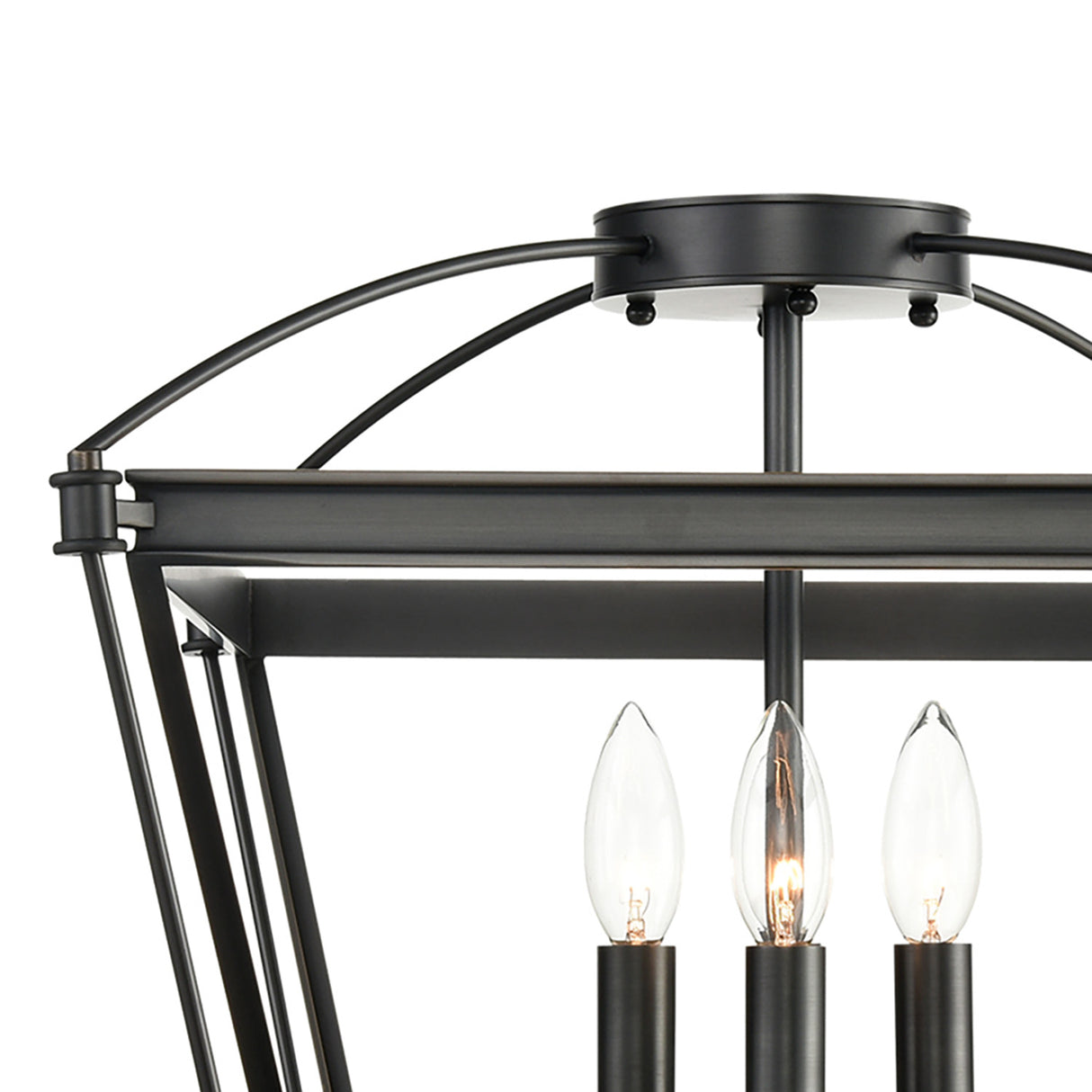 Pierce Semi-Flush 16", Urban Bronze