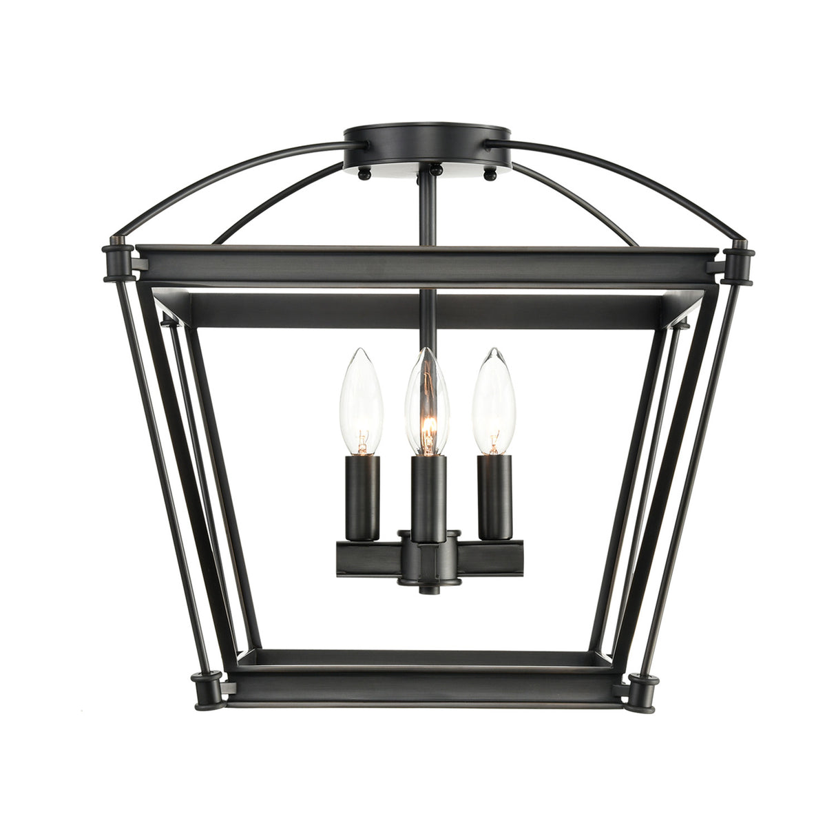 Pierce Semi-Flush 16", Urban Bronze