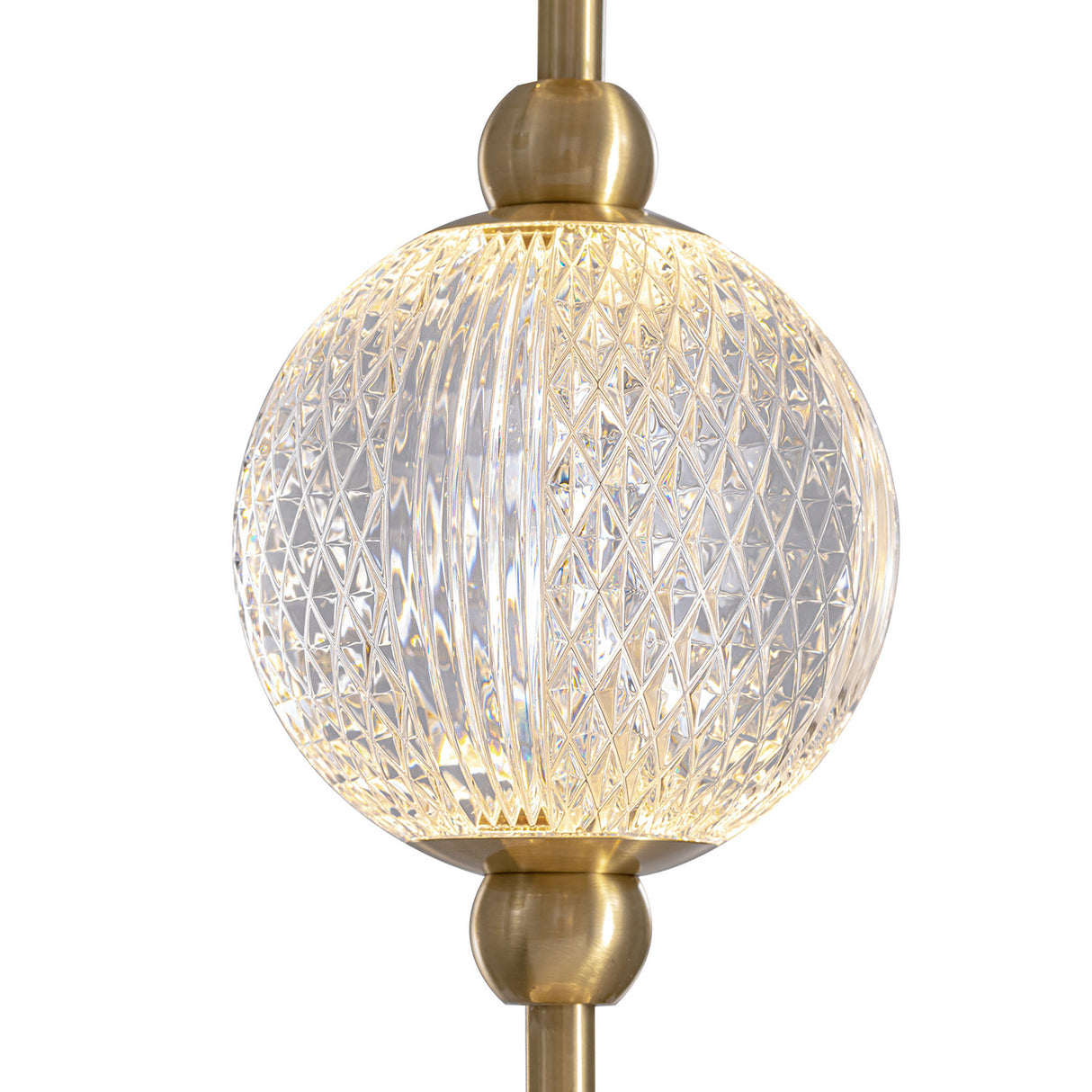 Evelyn LED Wall Sconce 23", Natural Brass