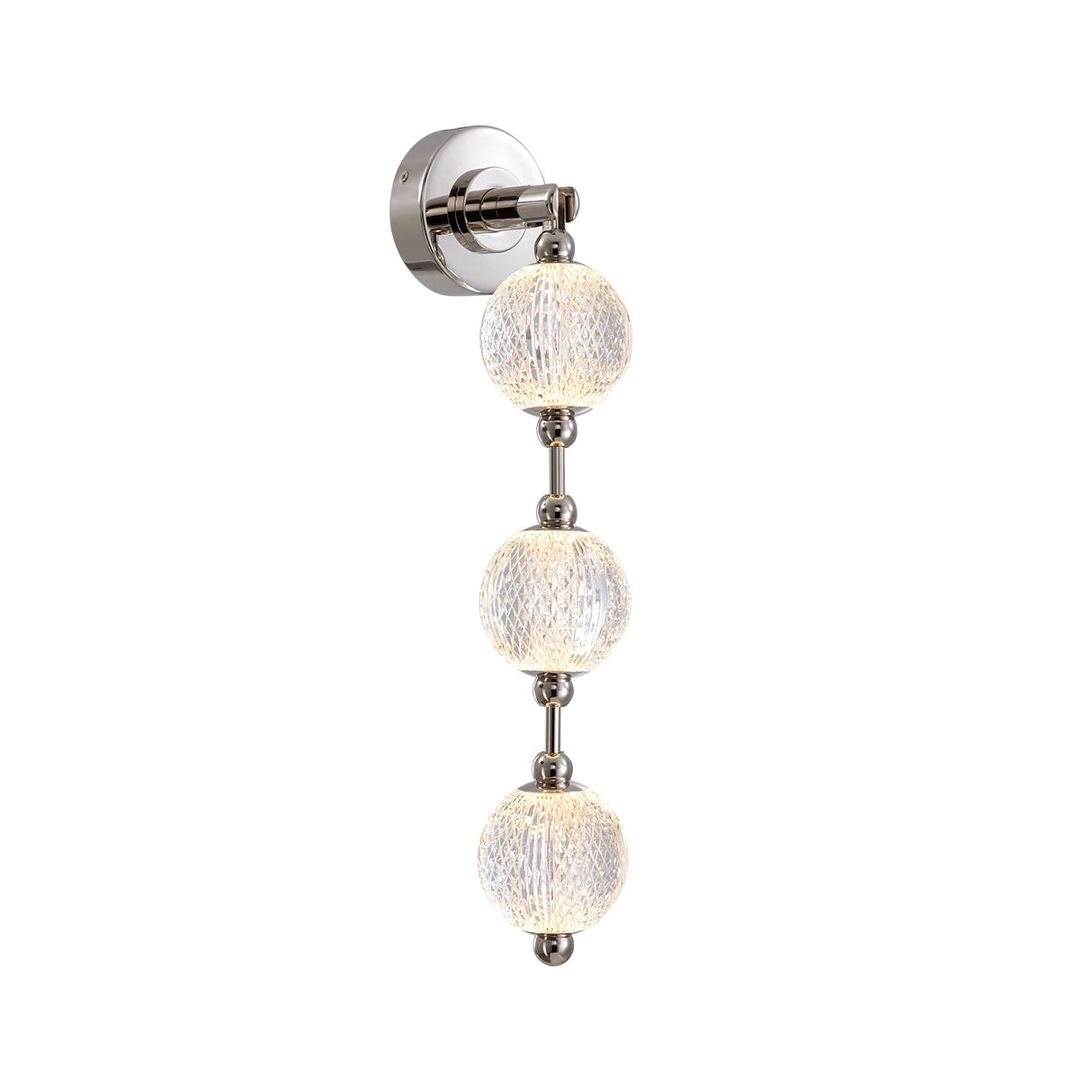 Evelyn LED Wall Sconce 23", Polished Nickel