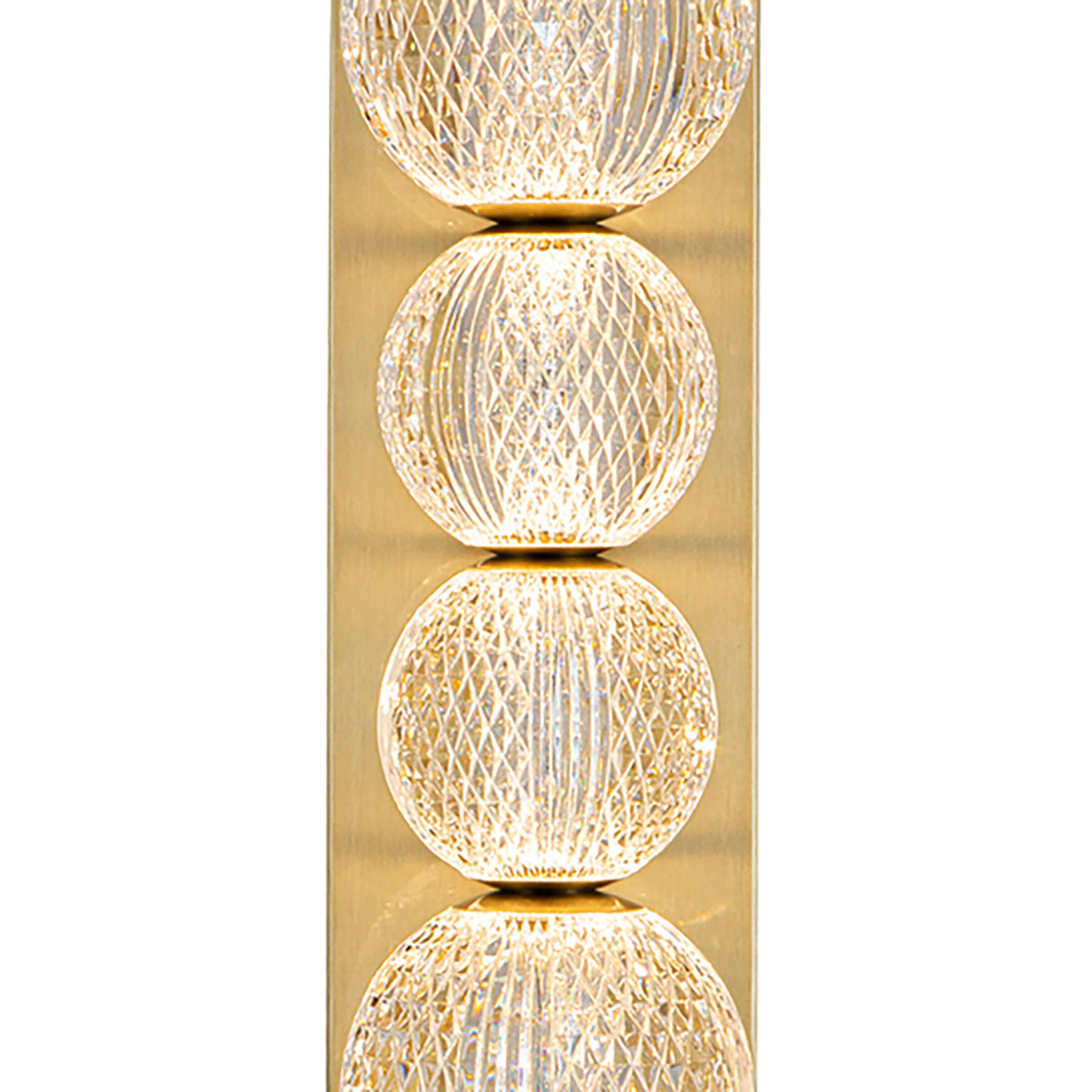 Evelyn Curved Arm LED Wall Sconce 28", Natural Brass