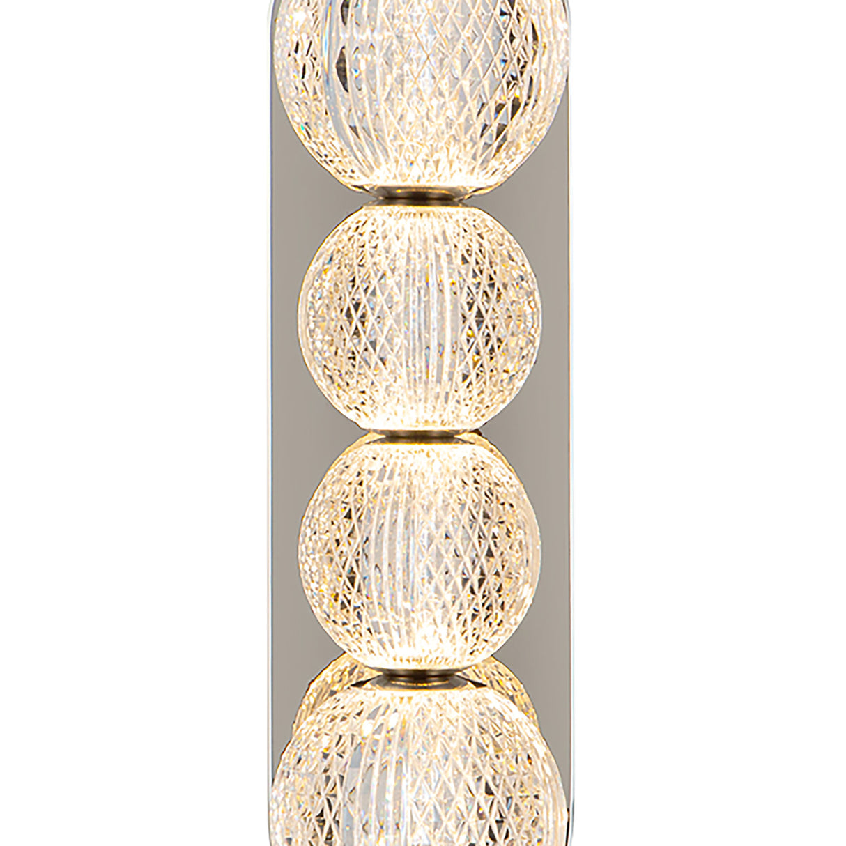 Evelyn Curved Arm LED Wall Sconce 28", Polished Nickel