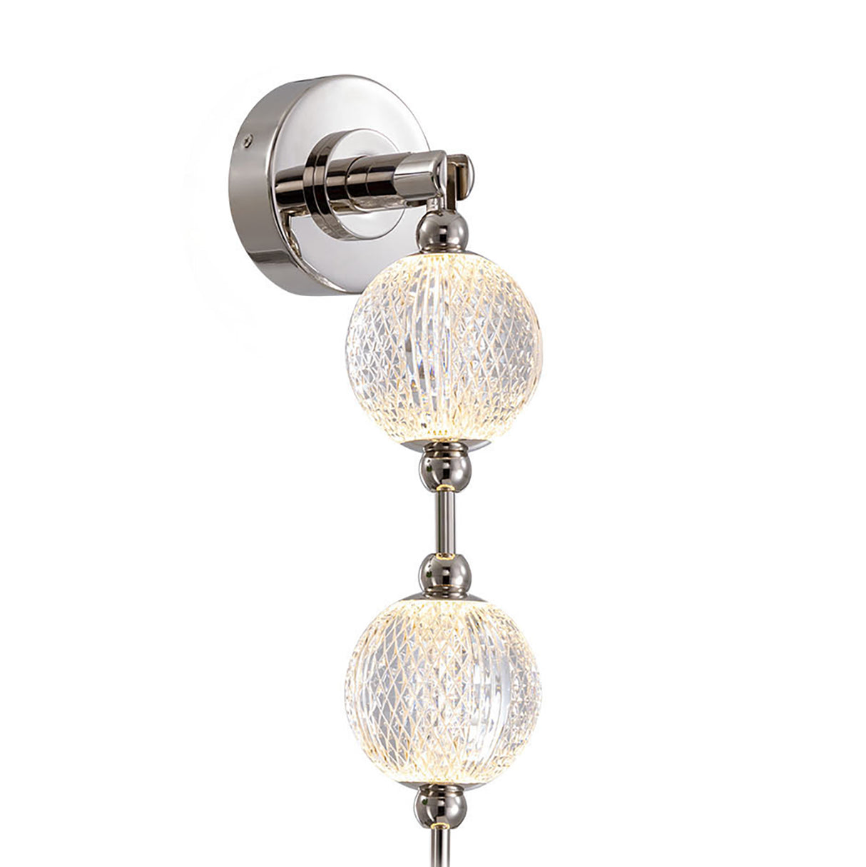 Evelyn LED Wall Sconce 38", Polished Nickel