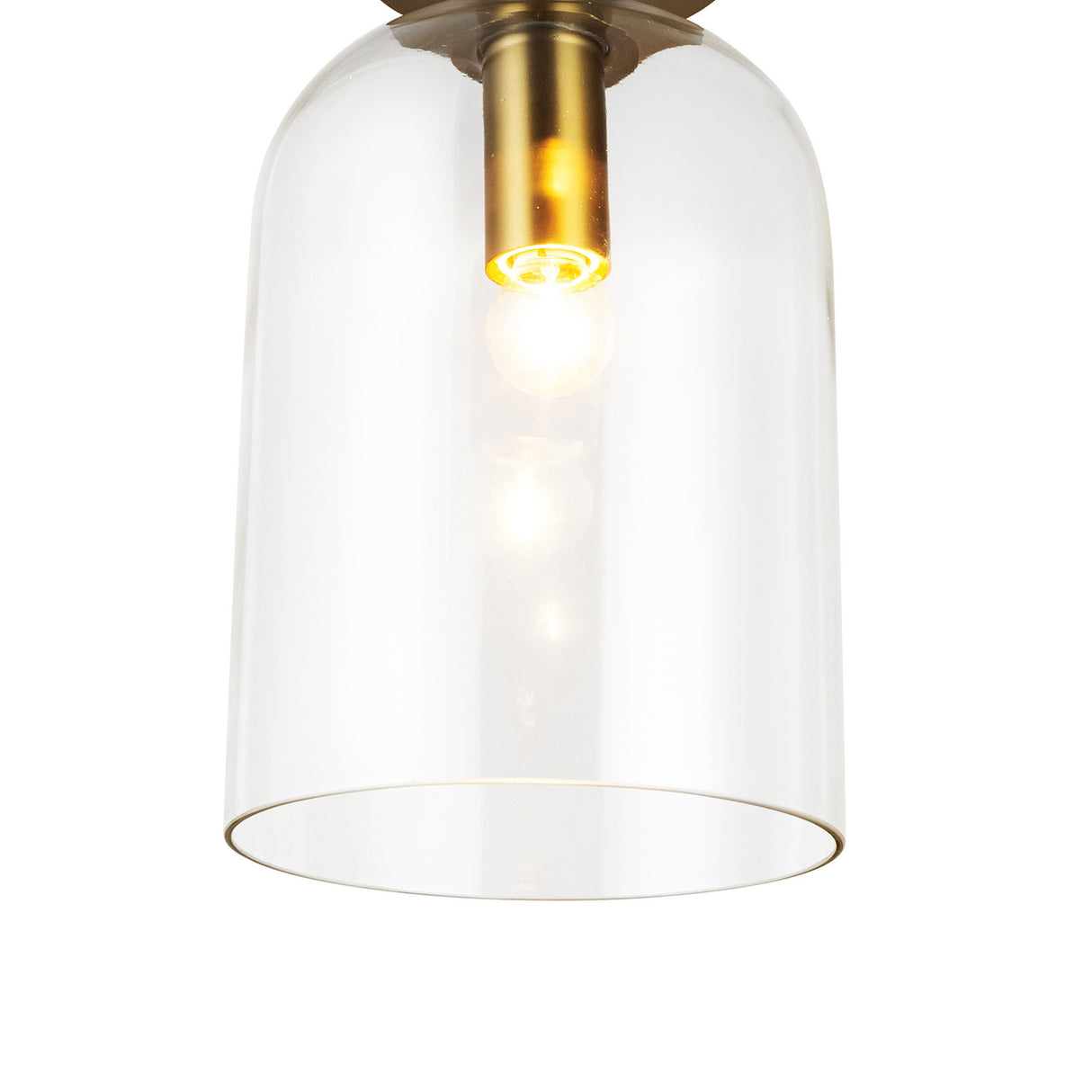 Bella Pendant 8", Brushed Brass
