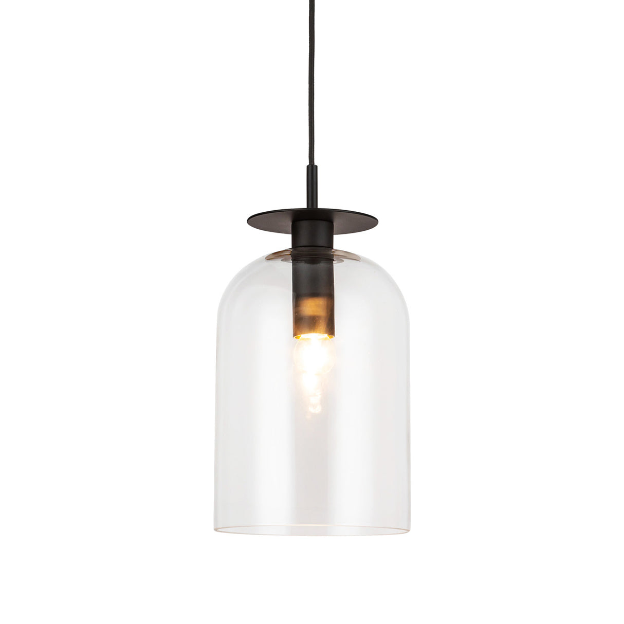 Bella Pendant 8", Matte Black