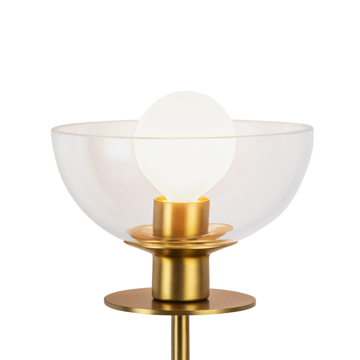 Bella 1 Light Wall Sconce, Brushed Brass