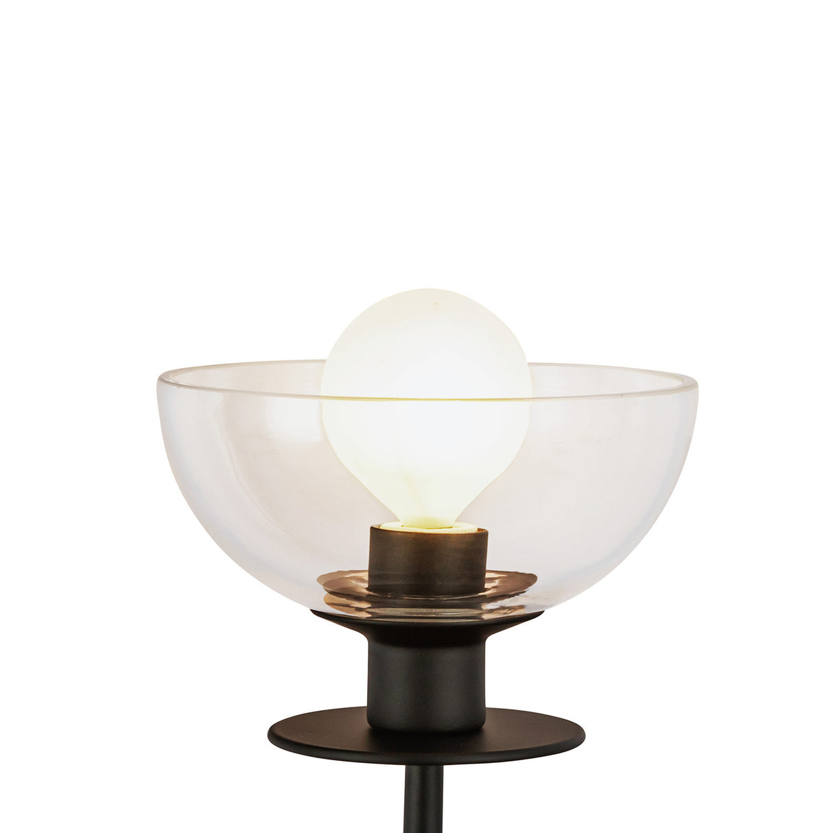 Bella 1 Light Wall Sconce, Matte Black