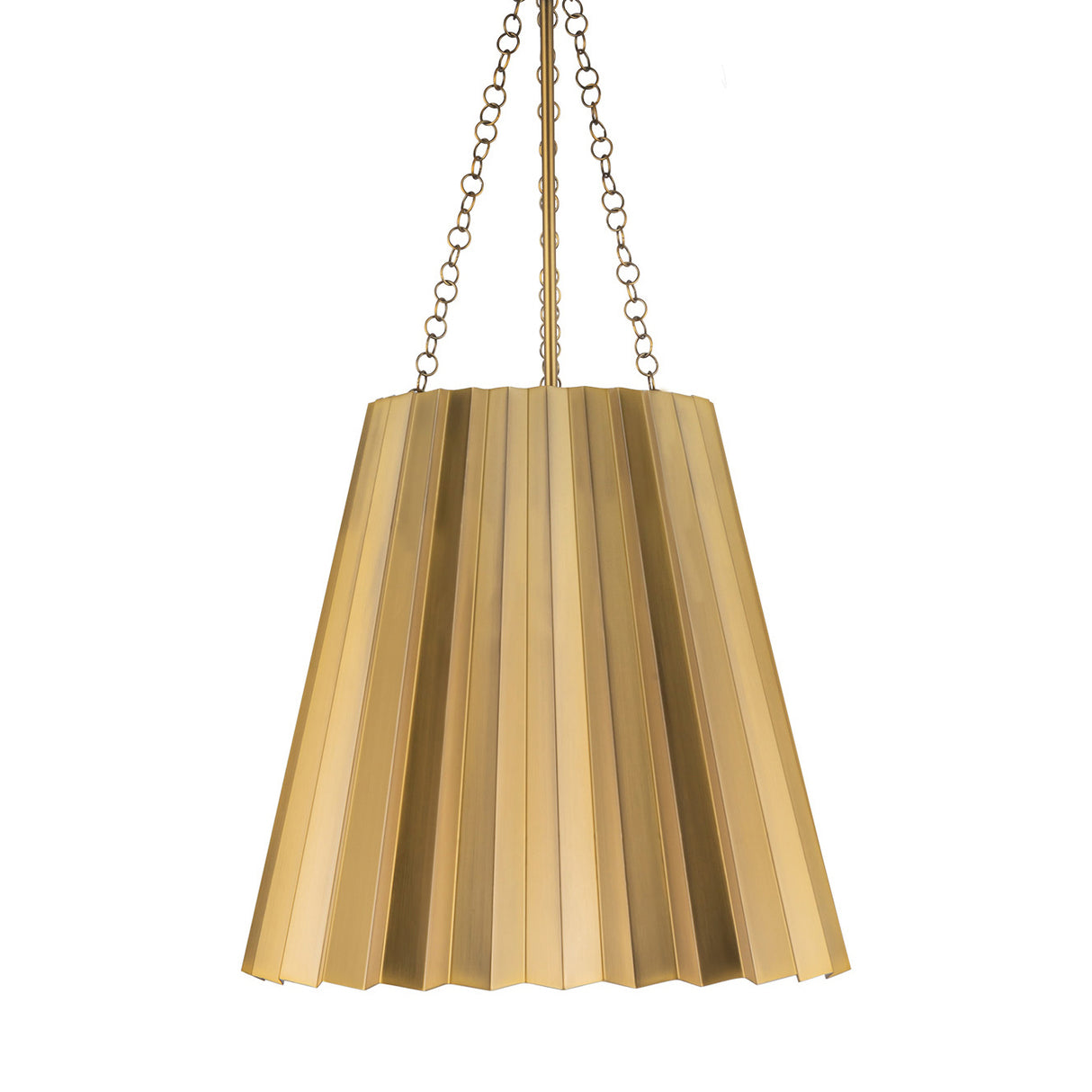 Maris Medium Pendant 16", Antique Brass