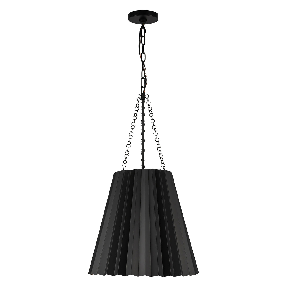 Maris Medium Pendant 16", Matte Black