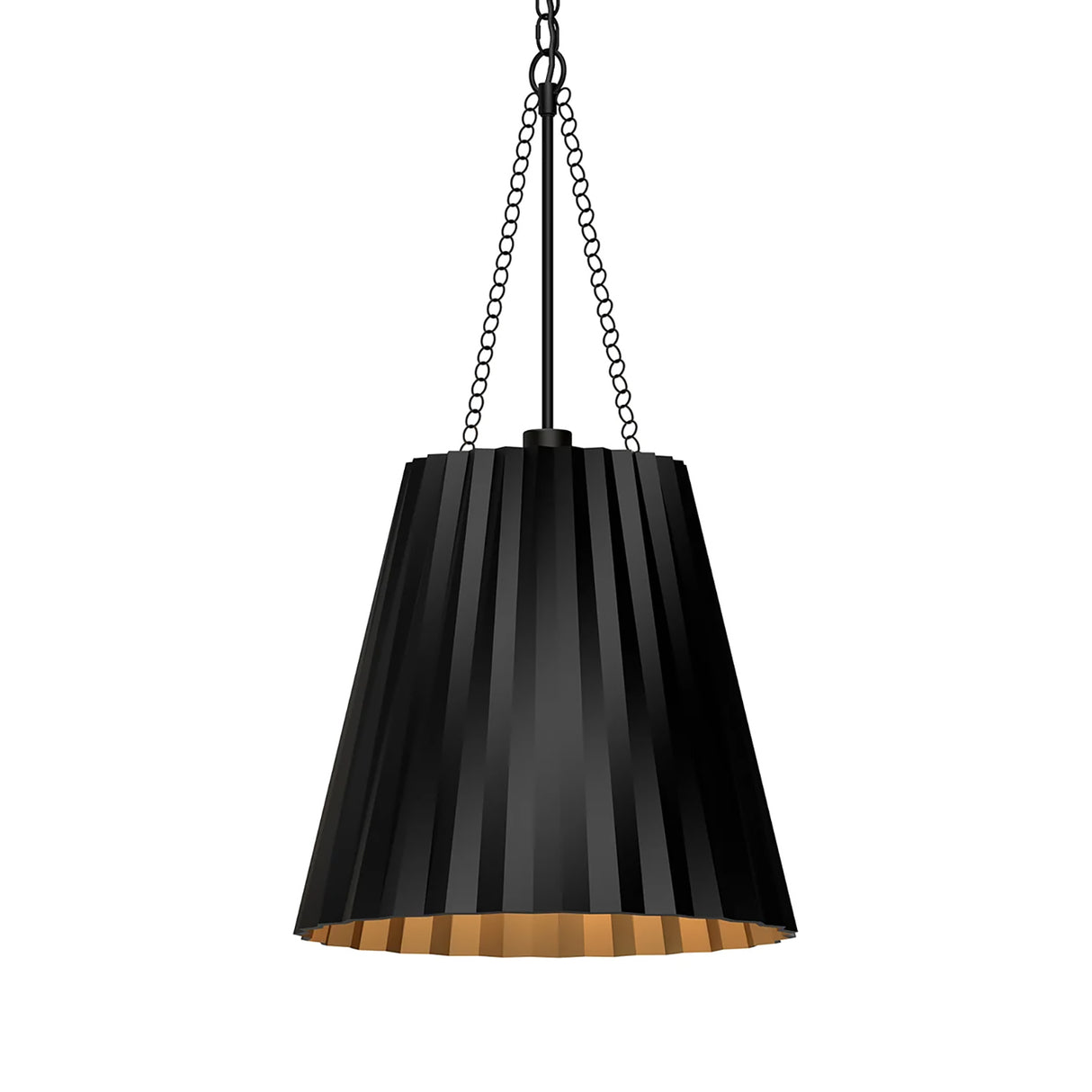 Maris Medium Pendant 16", Matte Black