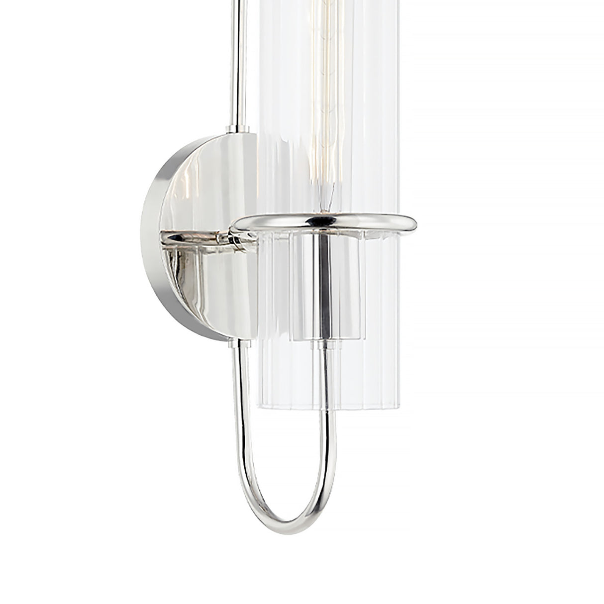 Camie Wall Sconce 20", Polished Nickel
