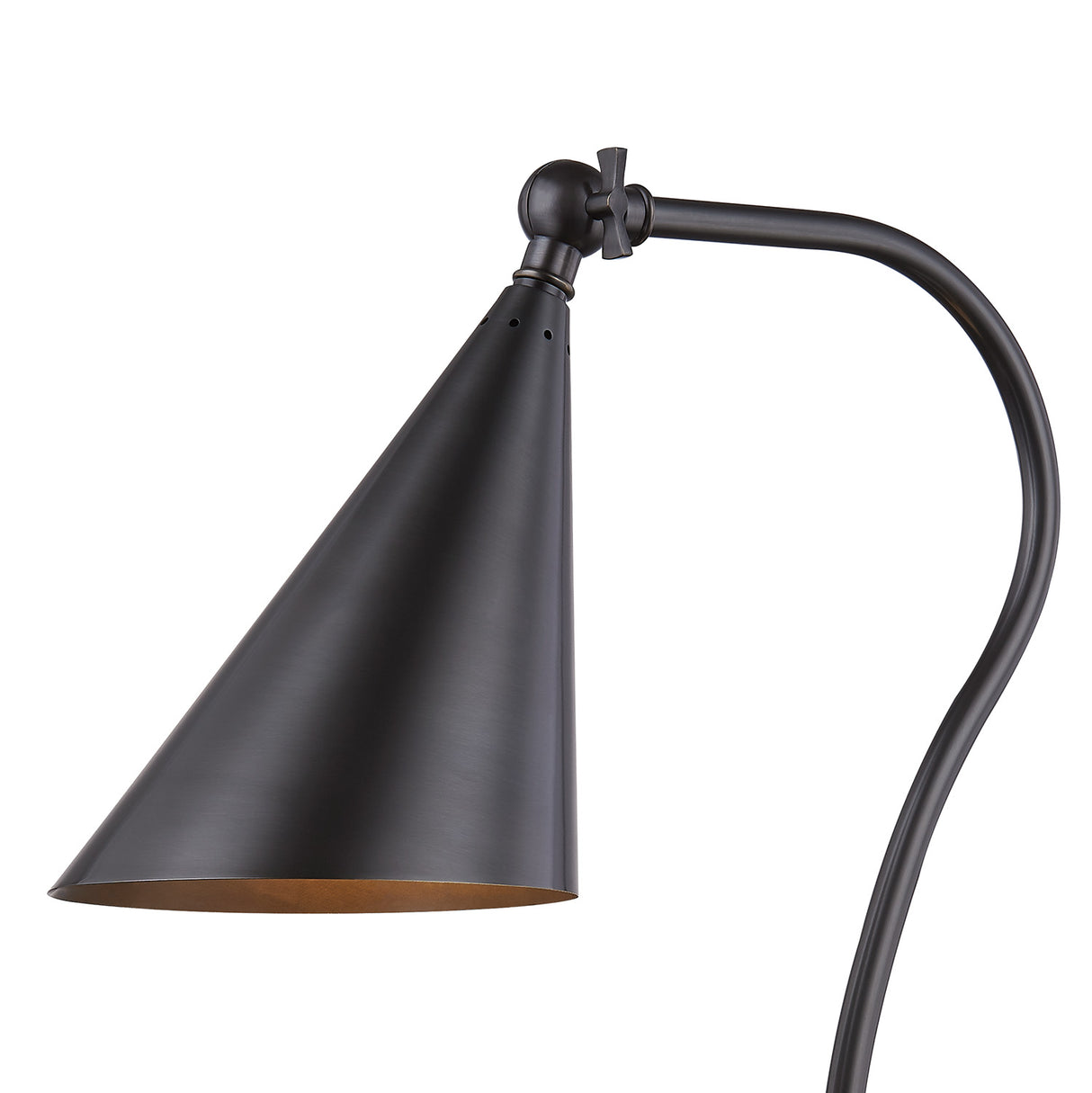 Faye Adjustable Table Lamp, Old Bronze