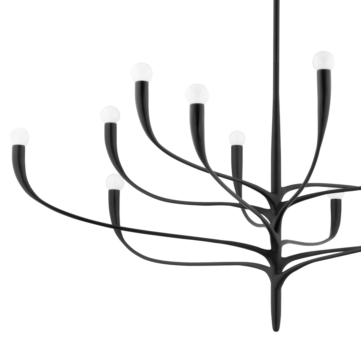 Anita 12 Light Chandelier 52", Antique Iron