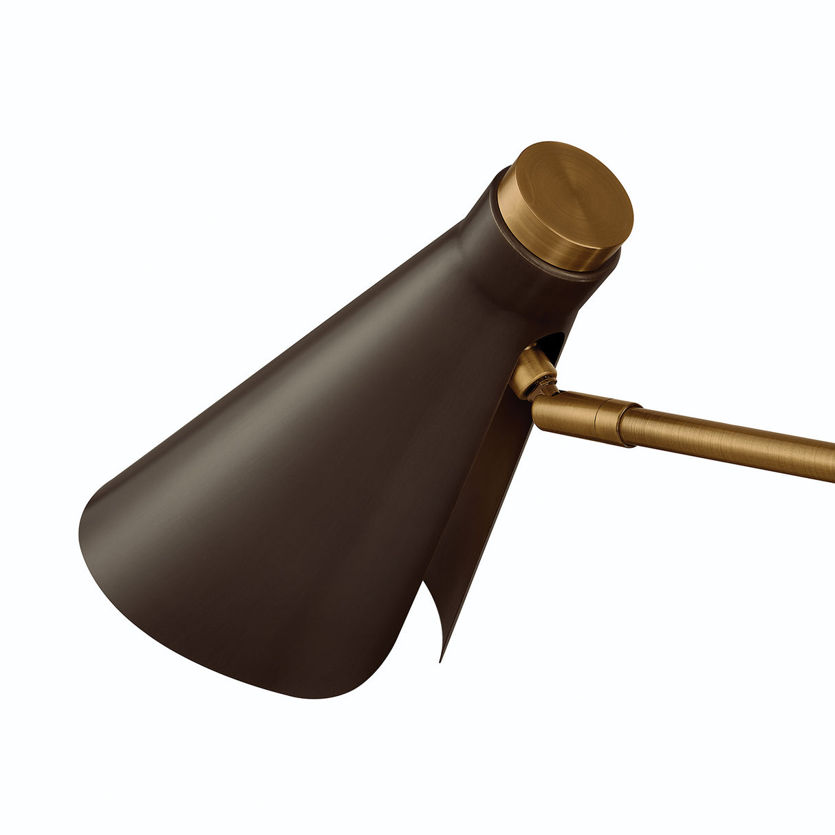 Ralph 5 Light Chandelier 69", Vintage Brass with Bronze