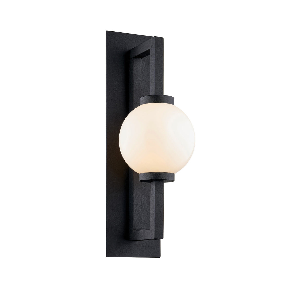 Gus Outdoor Wall Light, Medium 19" Textured Black