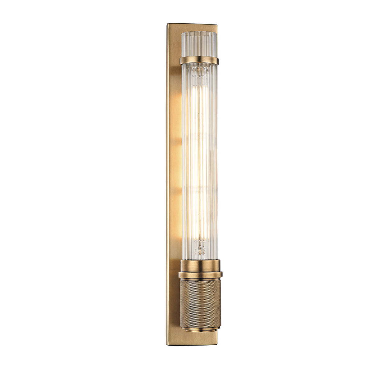 Zeke Wall Sconce 16", Aged Brass