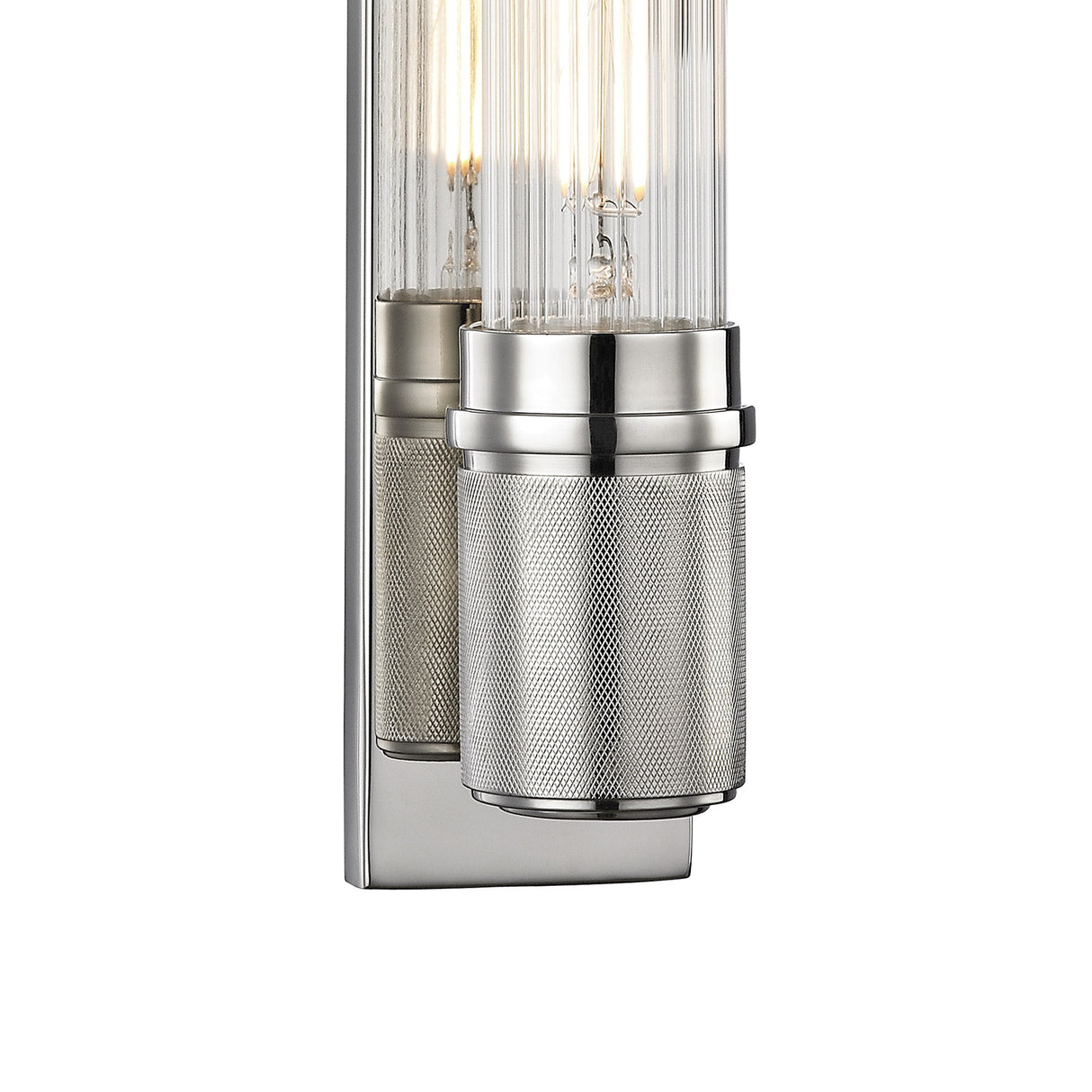 Zeke Wall Sconce 16", Polished Nickel