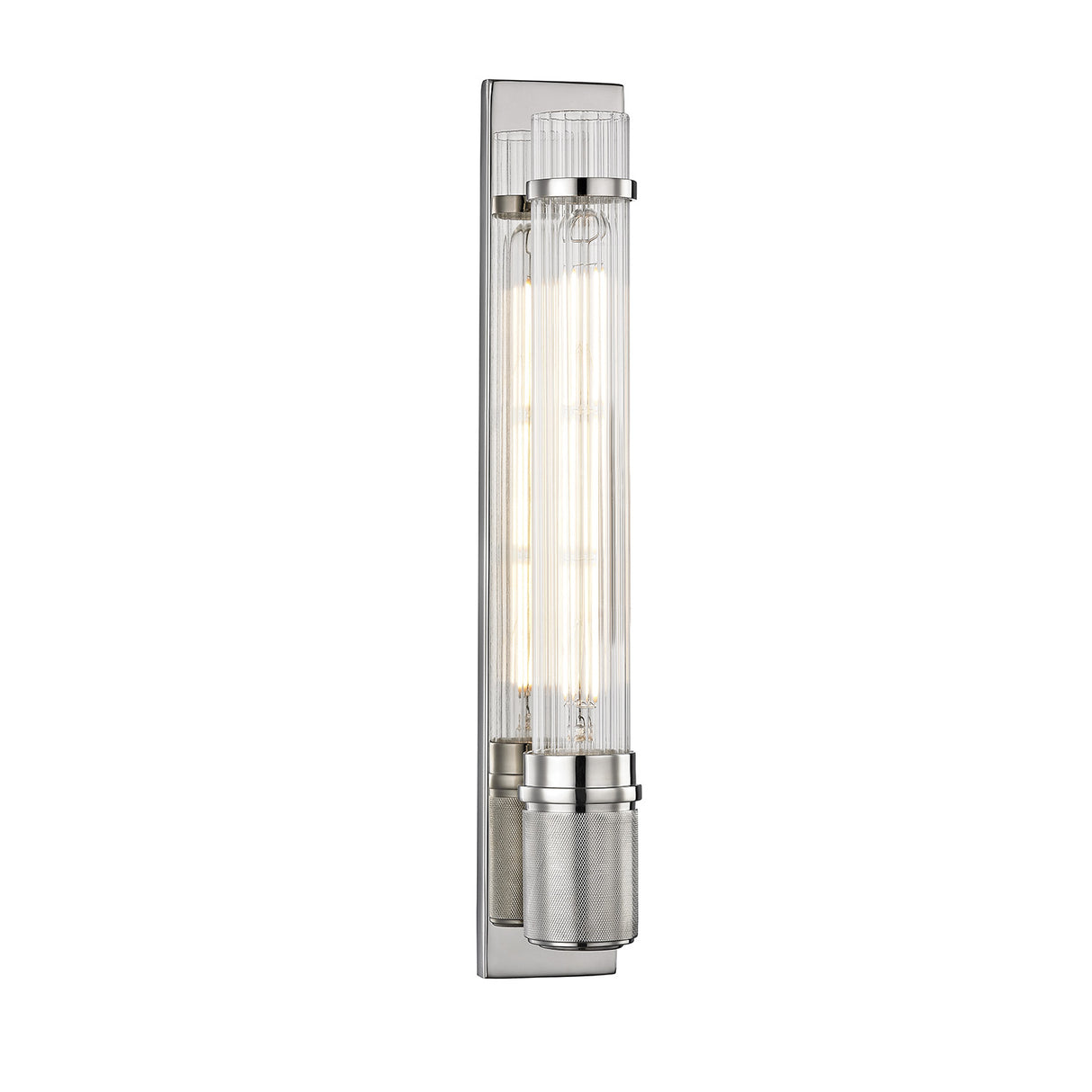 Zeke Wall Sconce 16", Polished Nickel