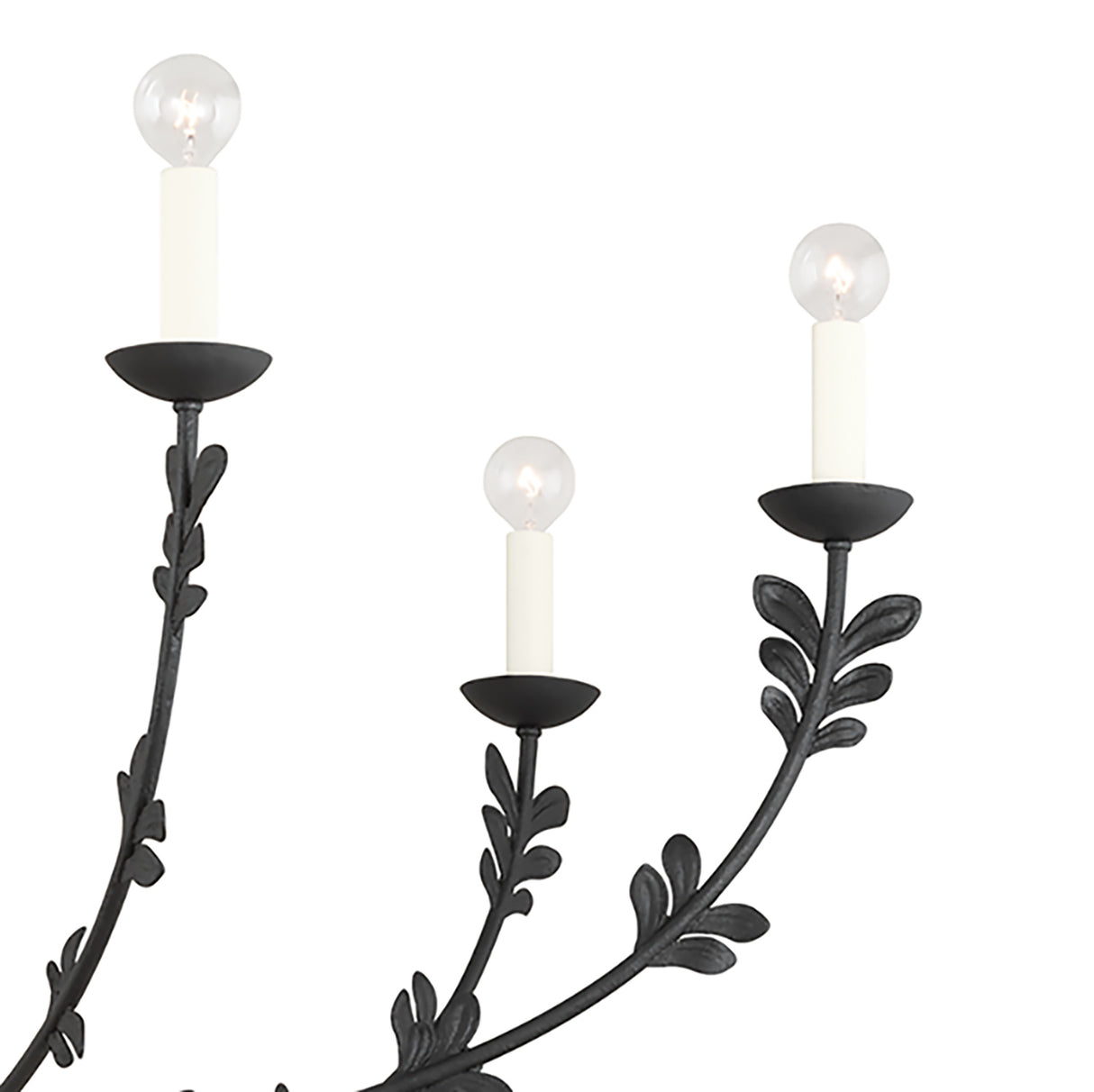 Aviva 6 Light Chandelier 40", Antique Iron