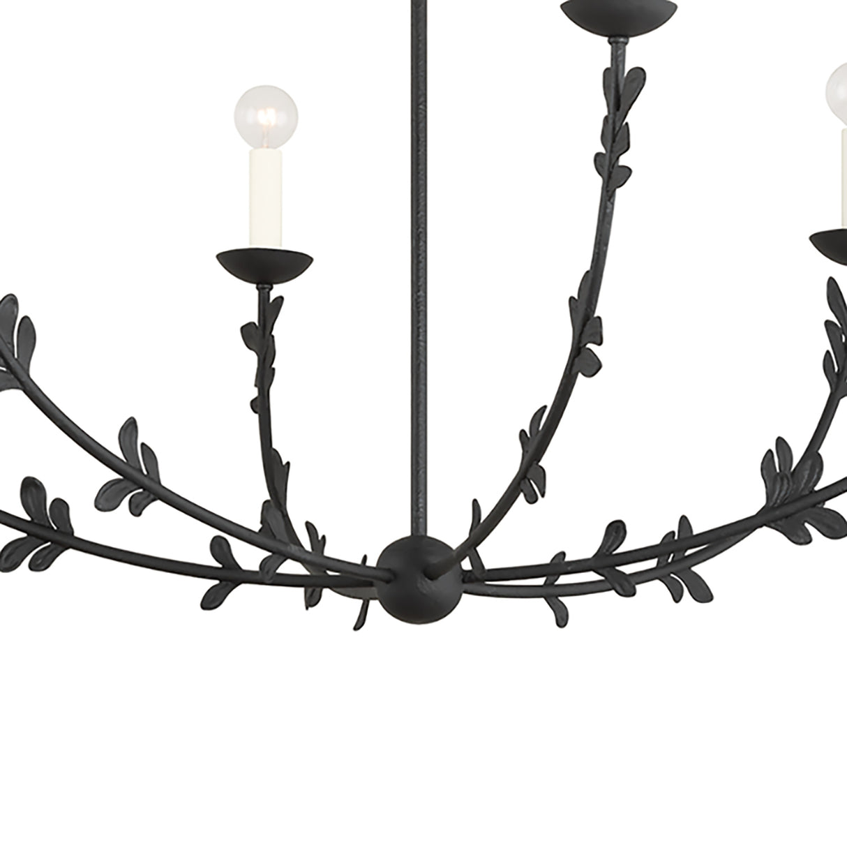Aviva 6 Light Chandelier 40", Antique Iron
