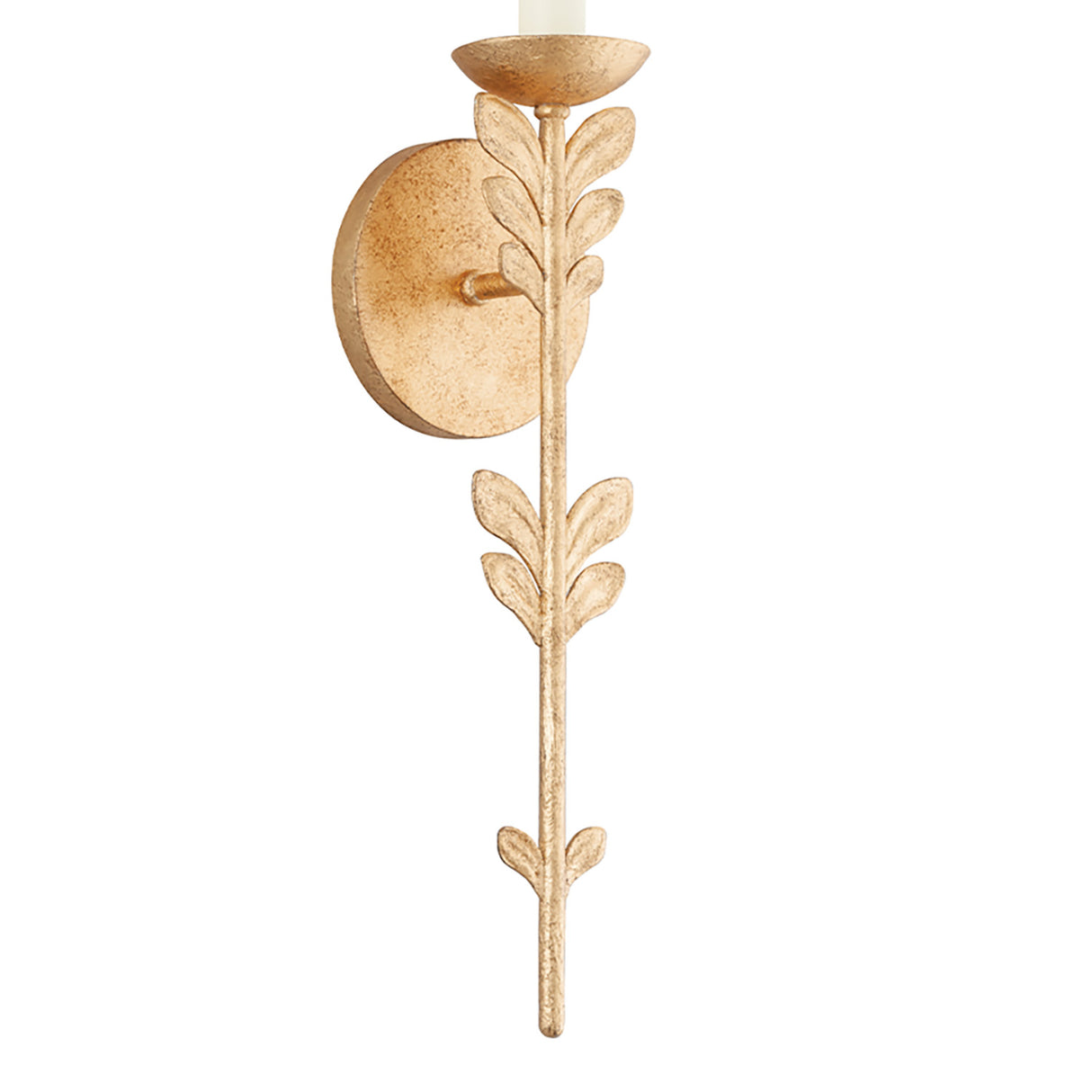 Aviva Wall Sconce 20", Gold Leaf