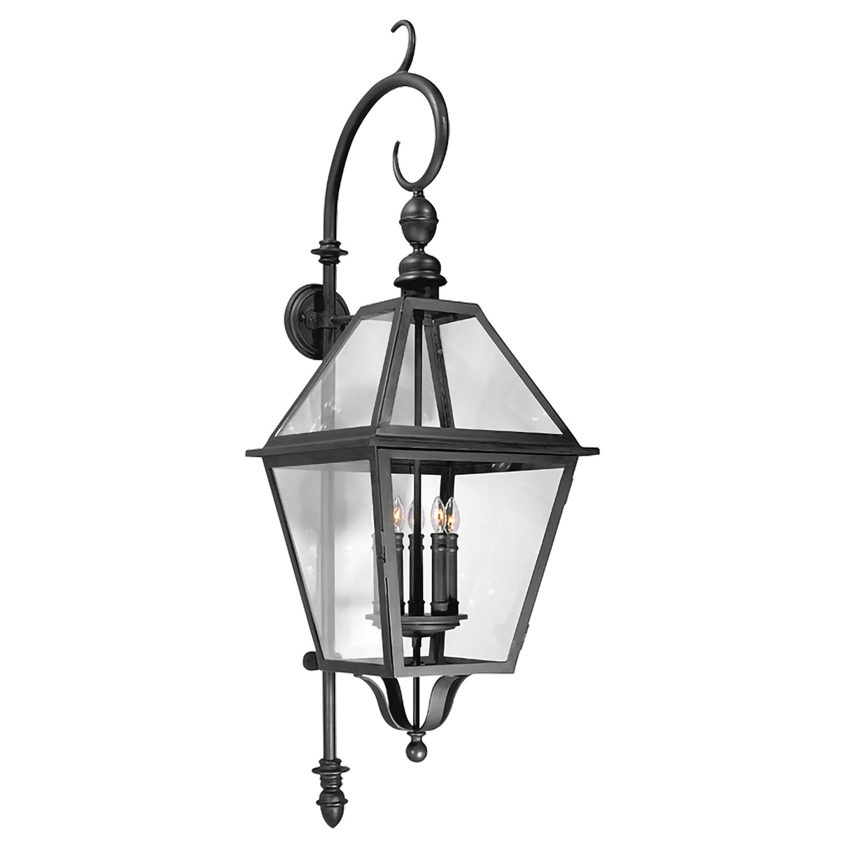Ashford Outdoor Wall Light, Extra Large 56" Black