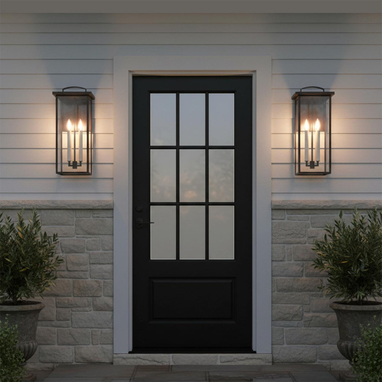 Sullivan Outdoor Wall Light, Large 22" Bronze