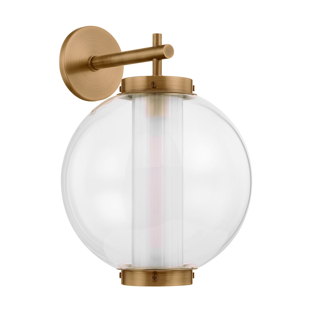 Rogers Outdoor Wall Light, 18" Vintage Brass