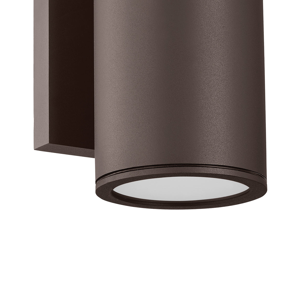 Beck Outdoor Cylinder Wall Light, 9" Bronze