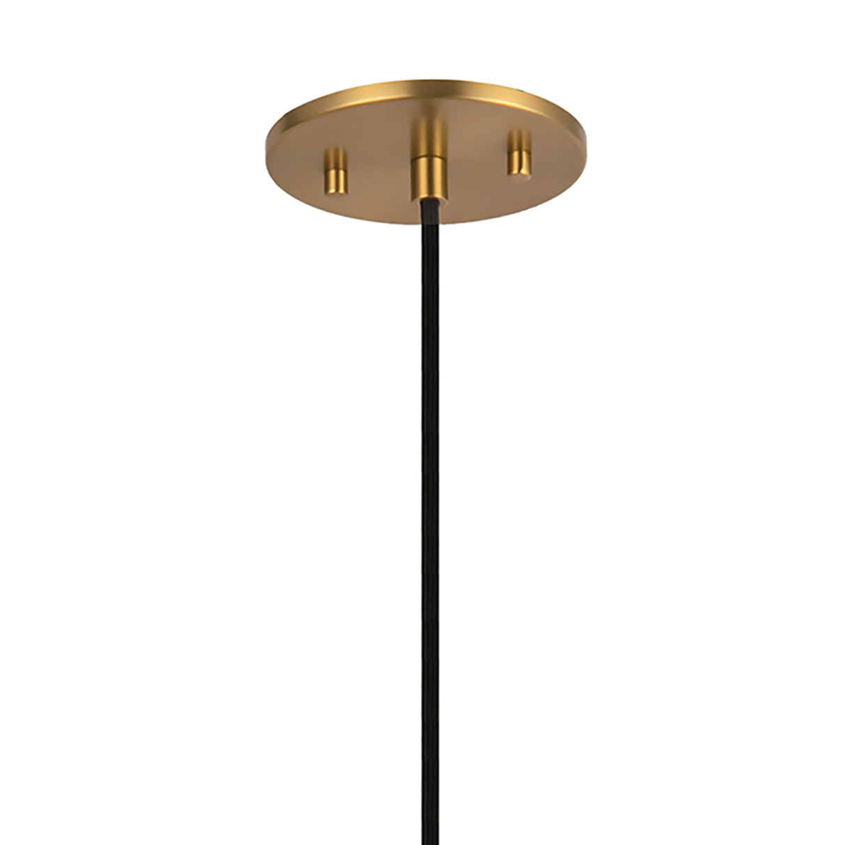 Lydia Pendant 12", Brushed Brass and Opal Glass