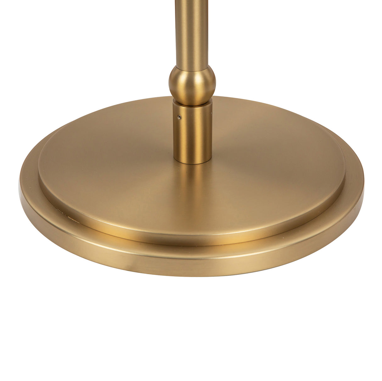 Trudy Floor Lamp, Brushed Brass